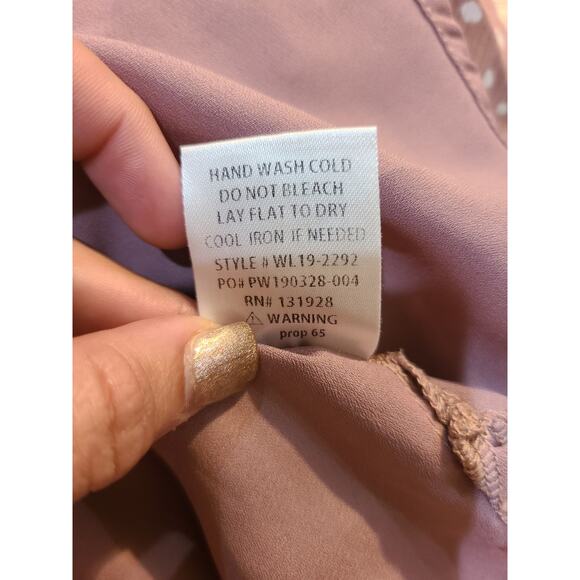 Wishlist apparel large women's polka dot tank top - Picture 6 of 8